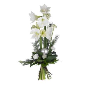 Elegant White Christmas Bouquet